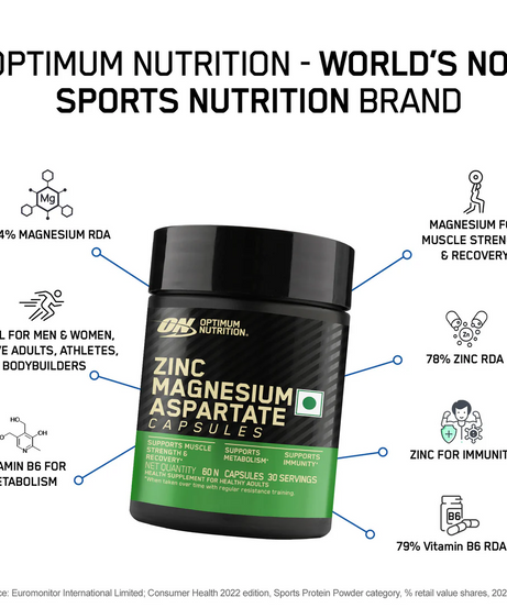 Optimum Nutrition Zinc Magnesium Aspartate