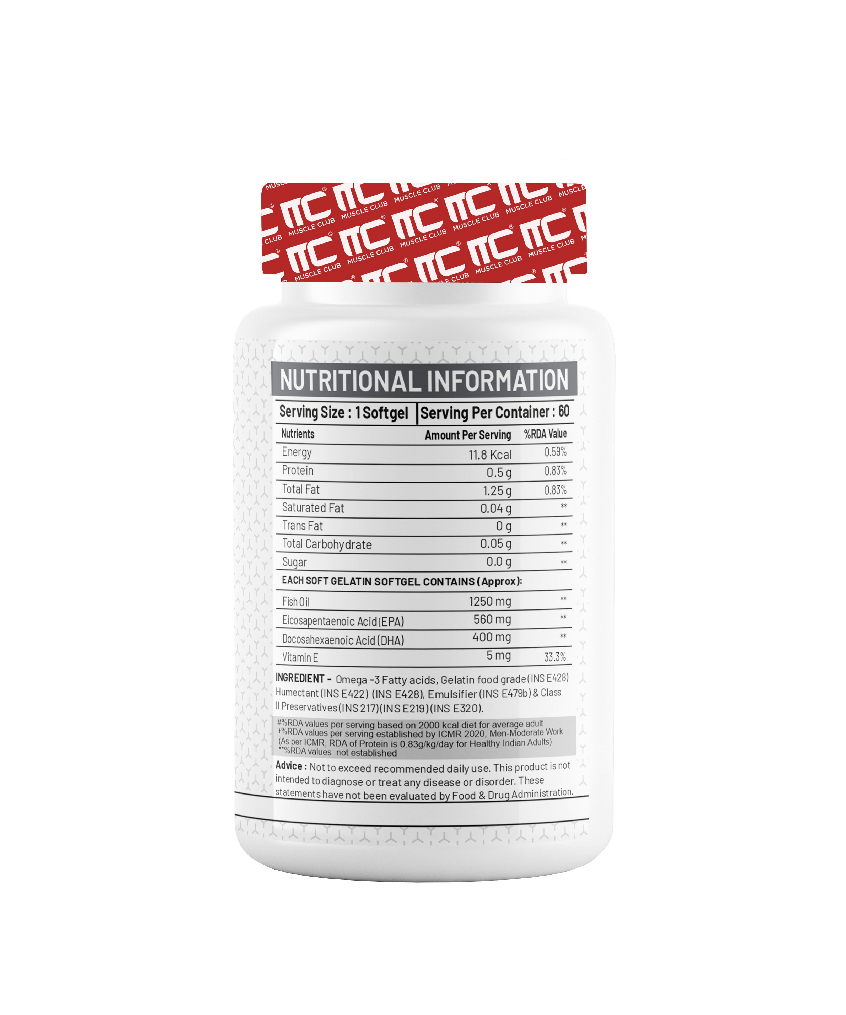 Muscle Club Omega 3
