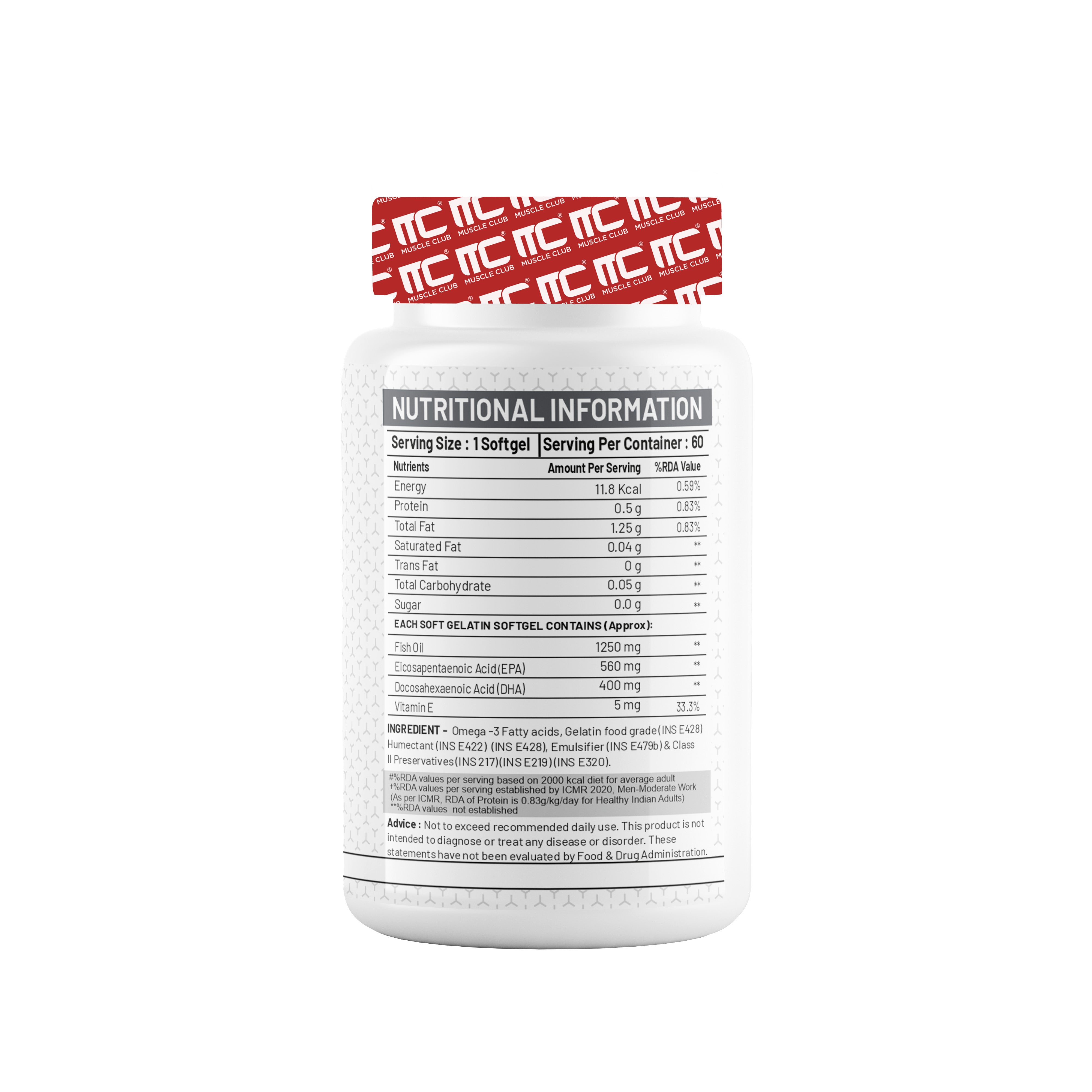 Muscle Club Omega 3