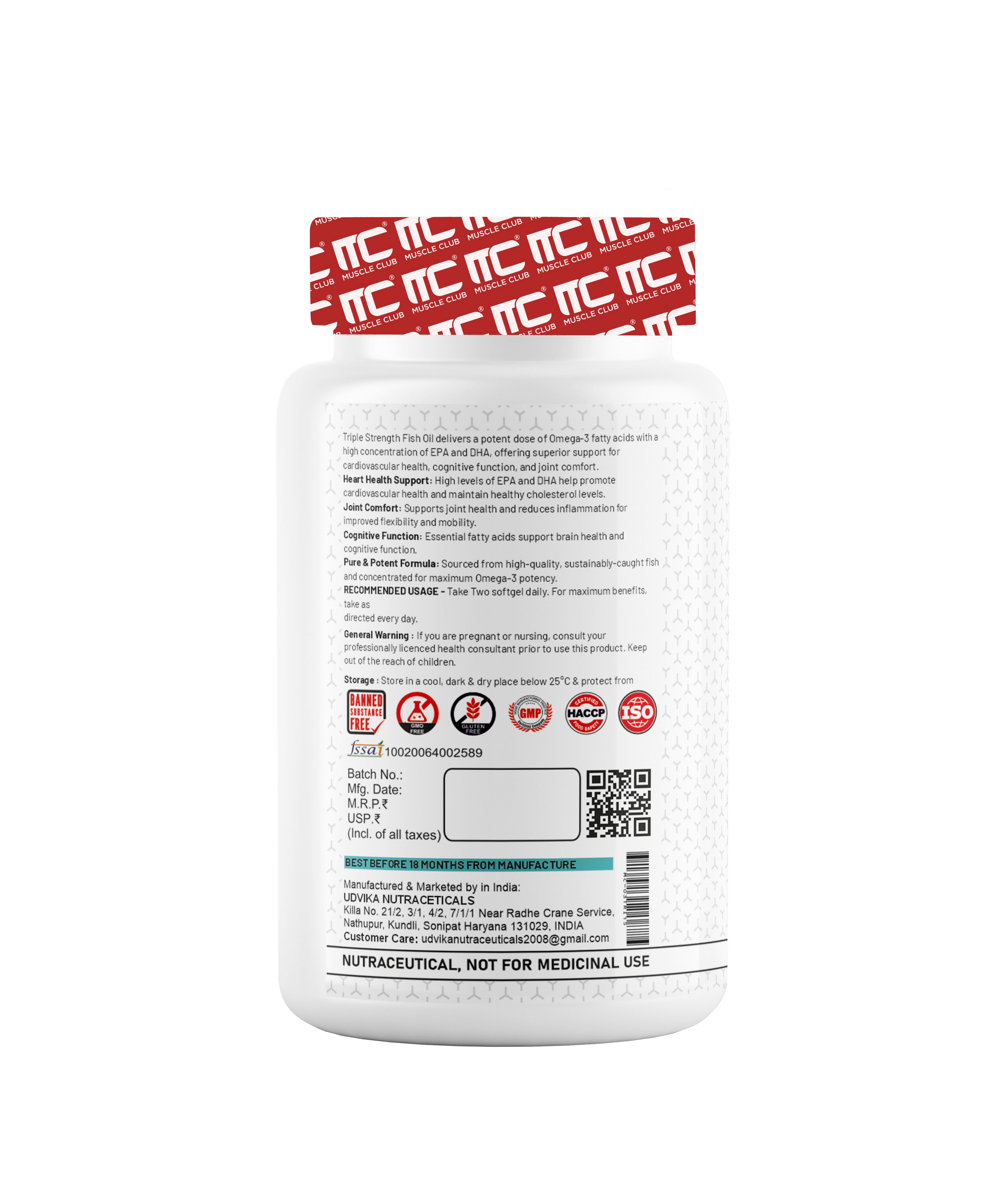 Muscle Club Omega 3