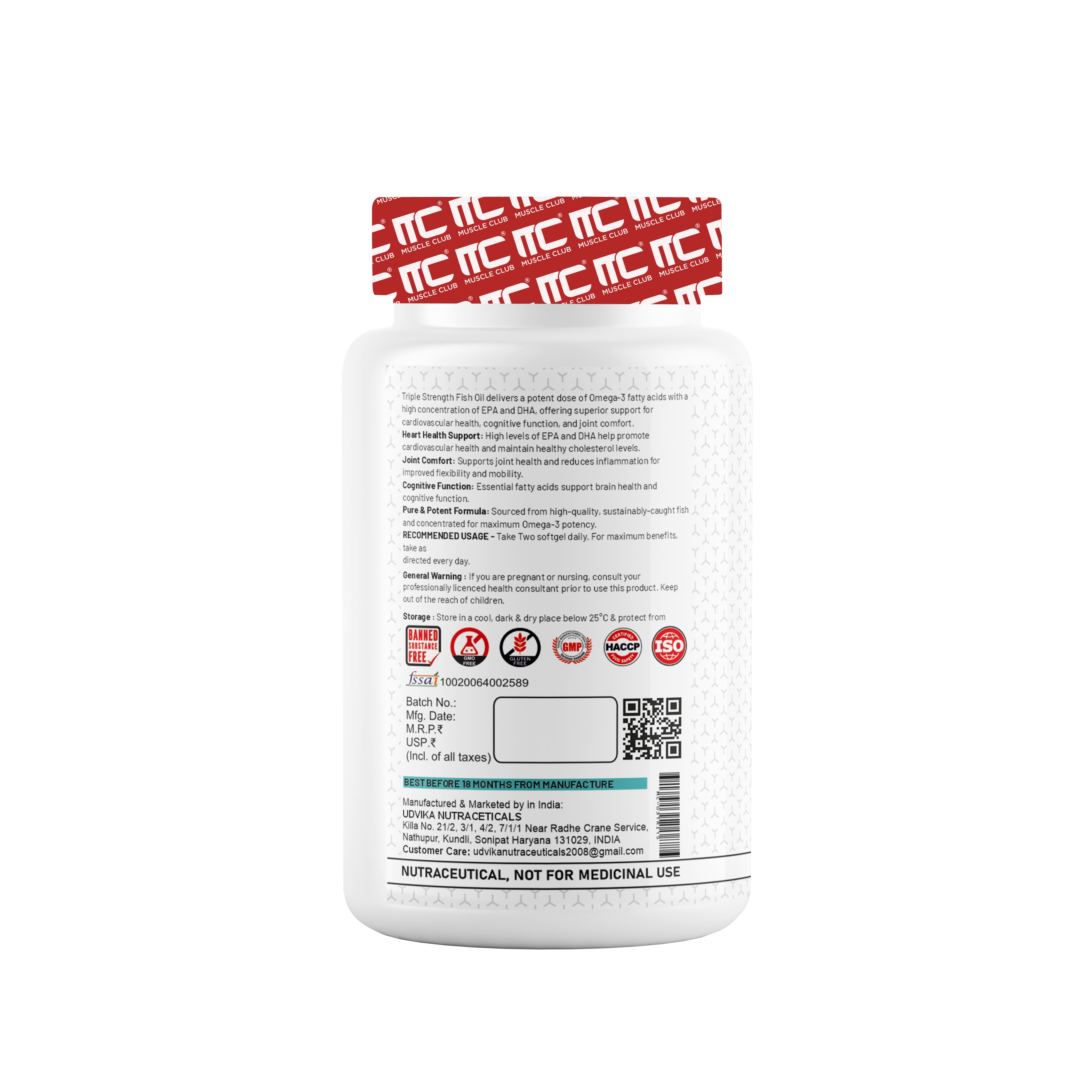 Muscle Club Omega 3