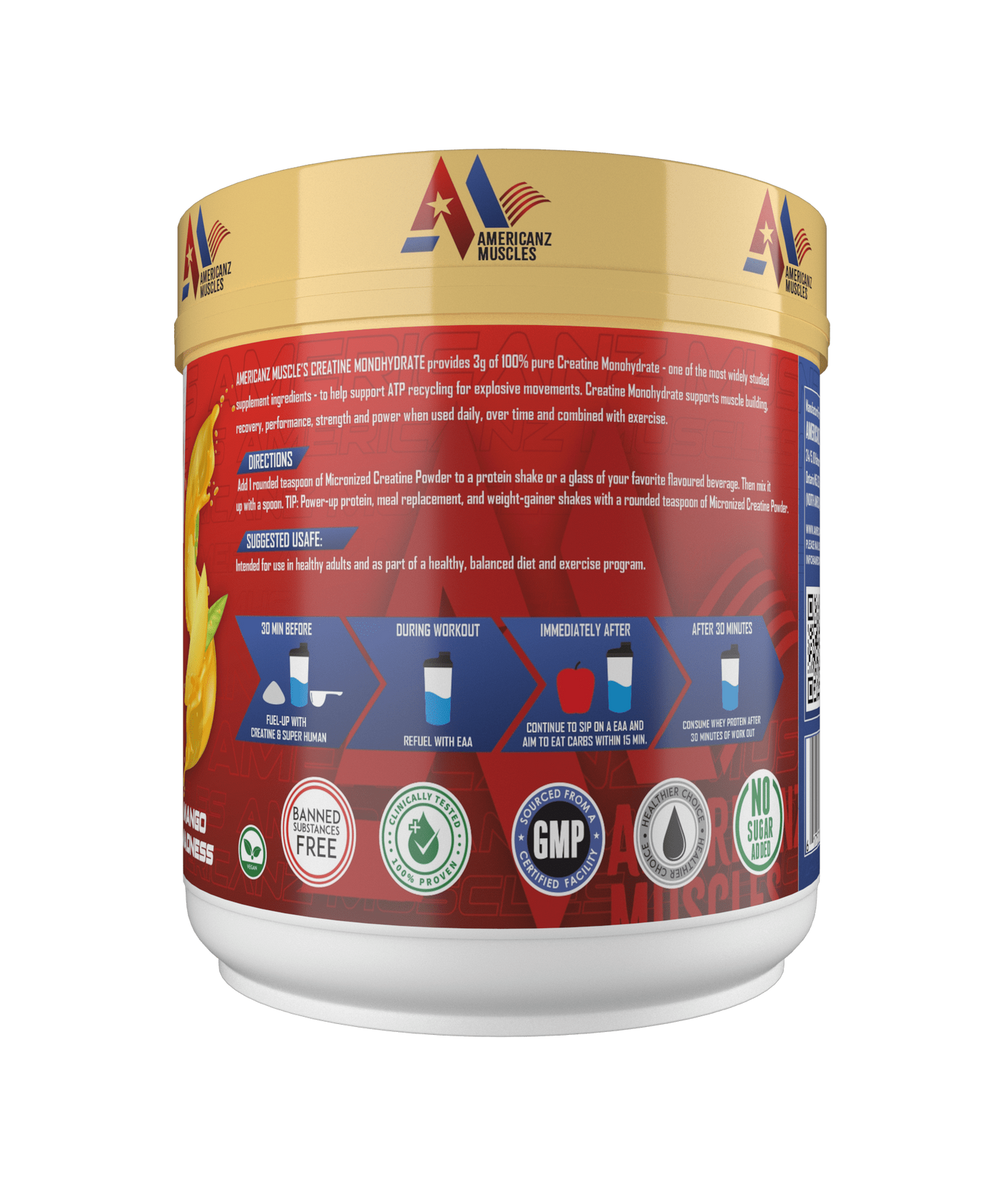 AmericanZ Muscles Creatine 300g