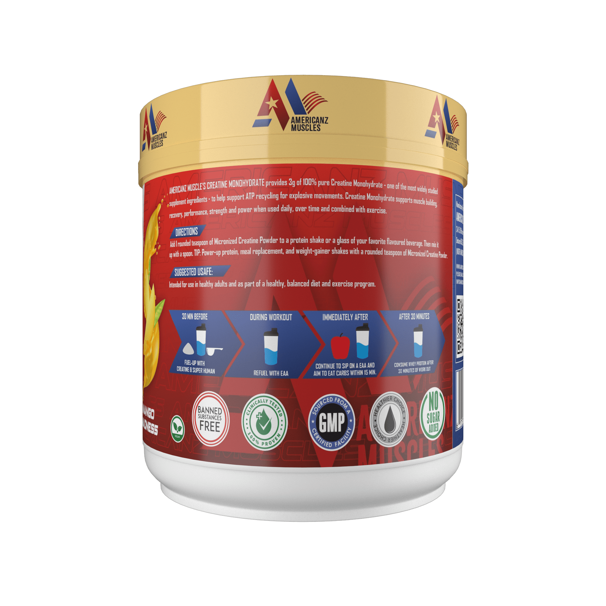AmericanZ Muscles Creatine 300g