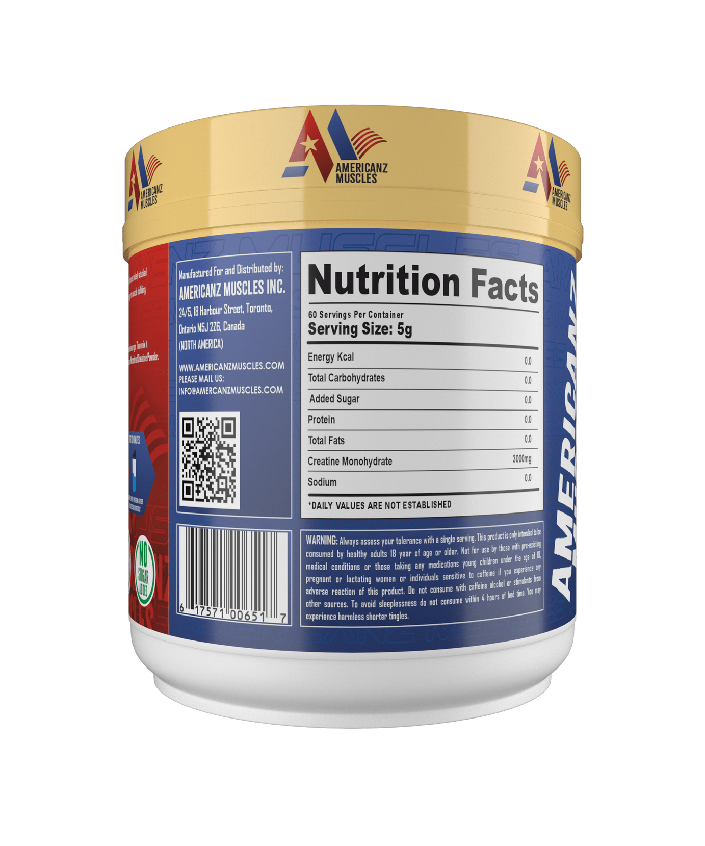 AmericanZ Muscles Creatine 300g