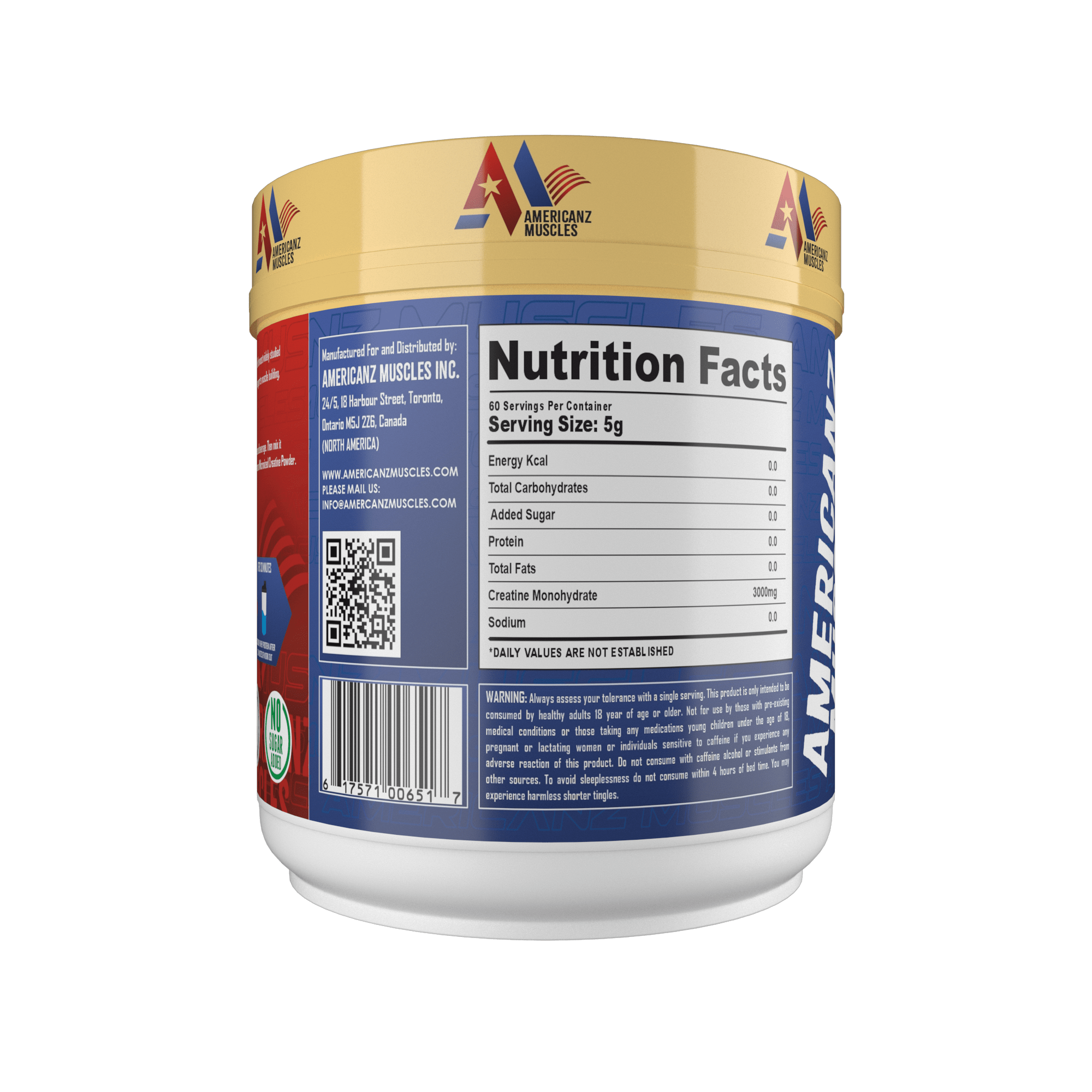AmericanZ Muscles Creatine 300g
