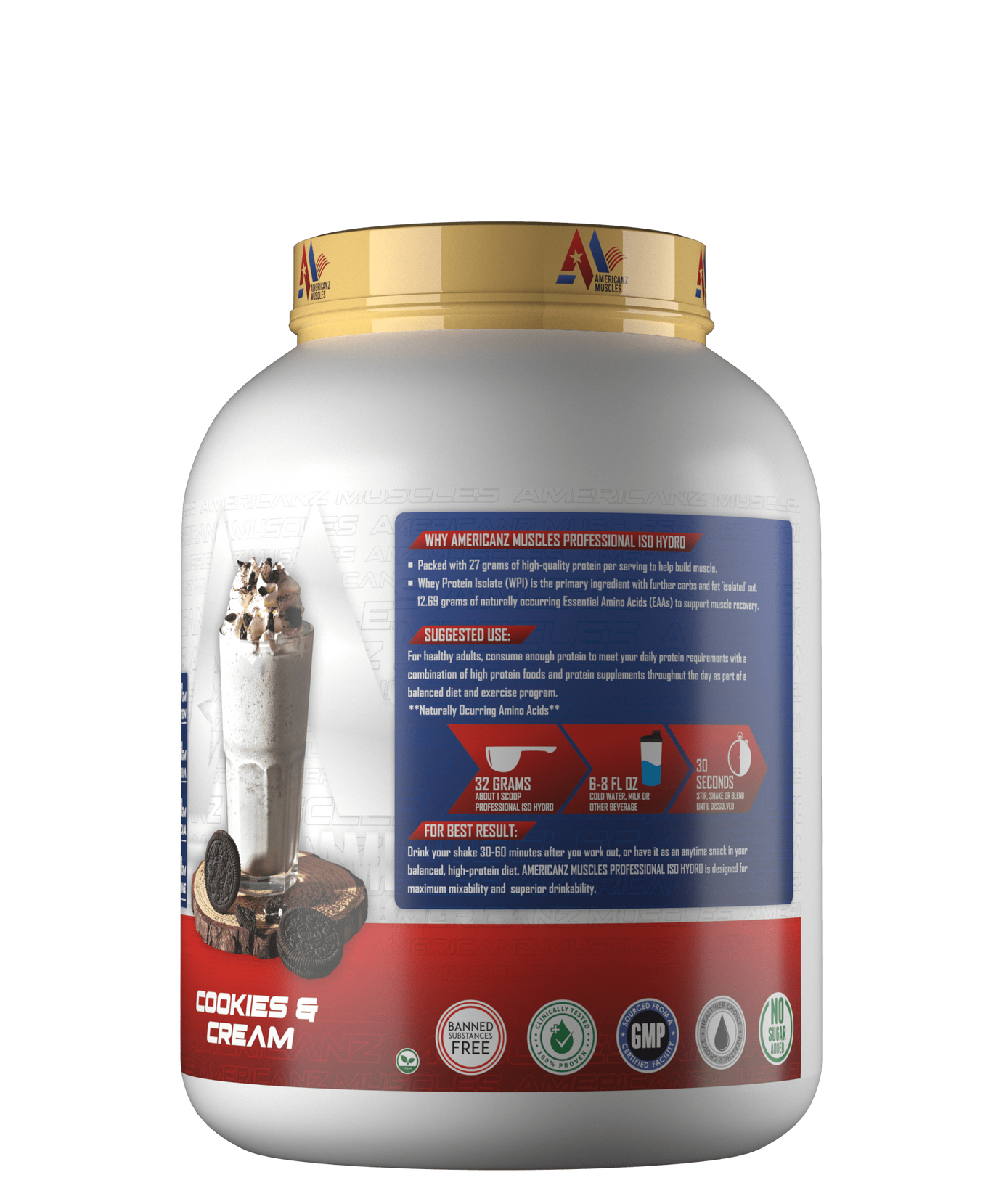 Americanz Muscles Professional Iso Hydro 2.27kg