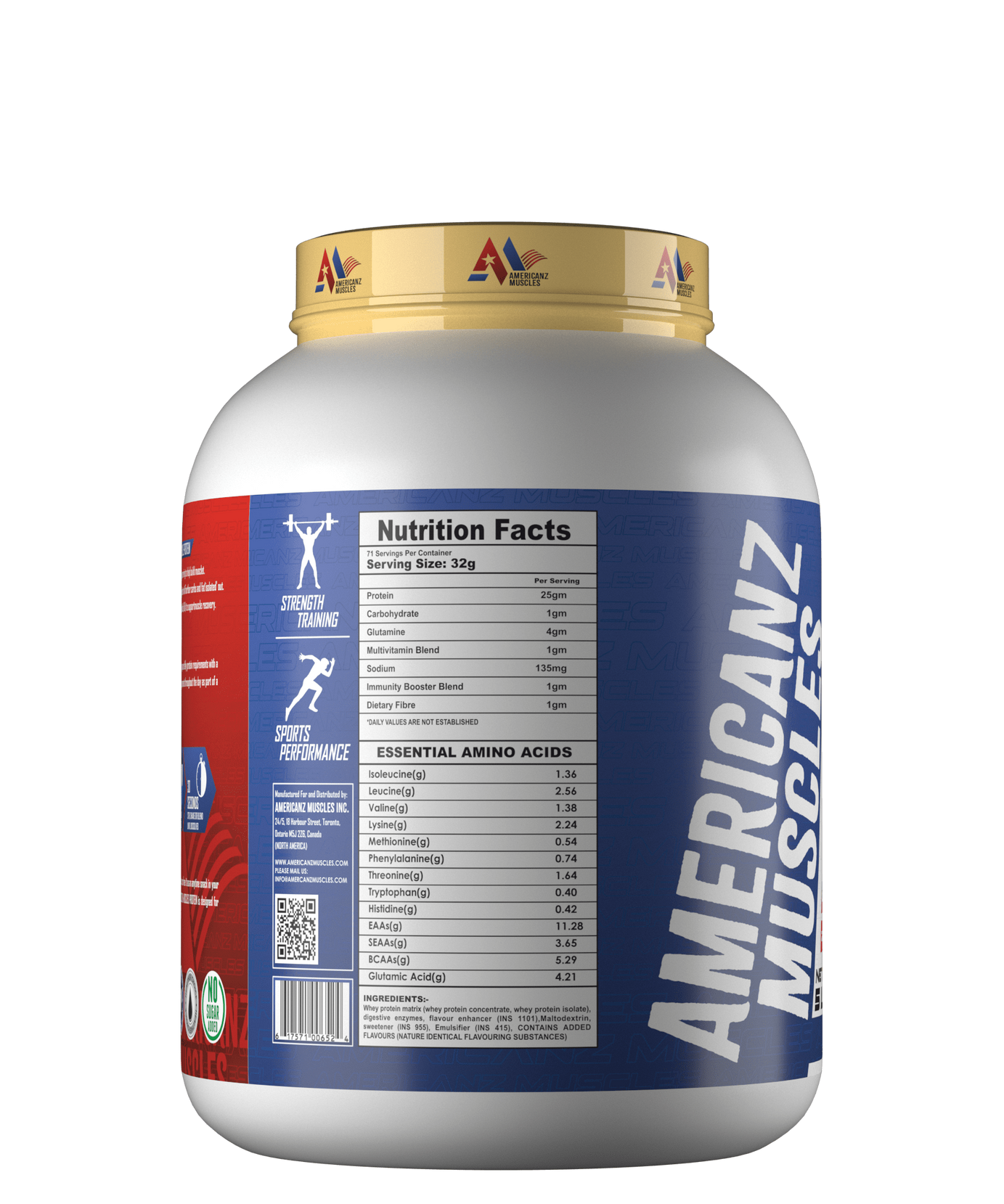 Americanz Muscles Professional Protein 2.27kg