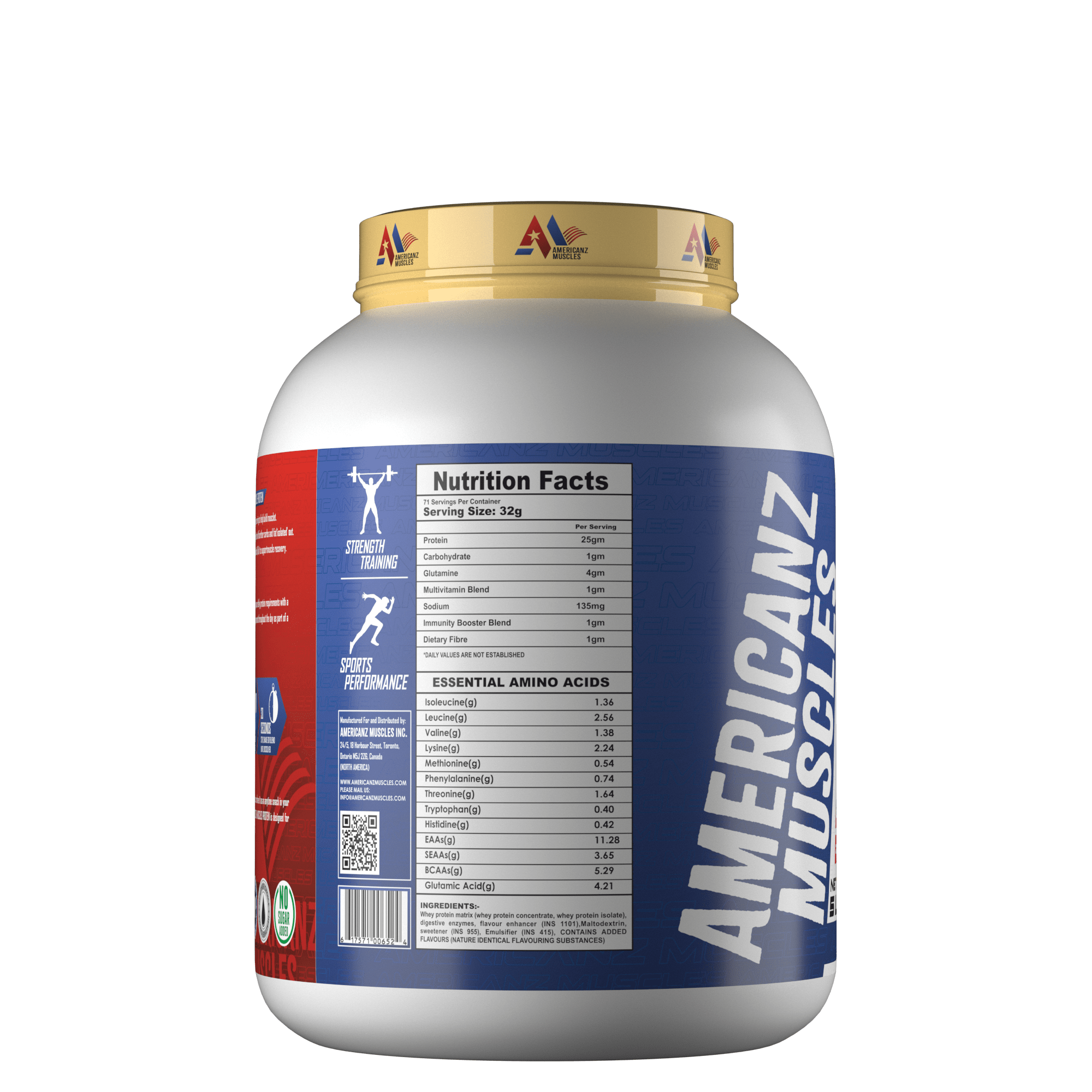 Americanz Muscles Professional Protein 2.27kg