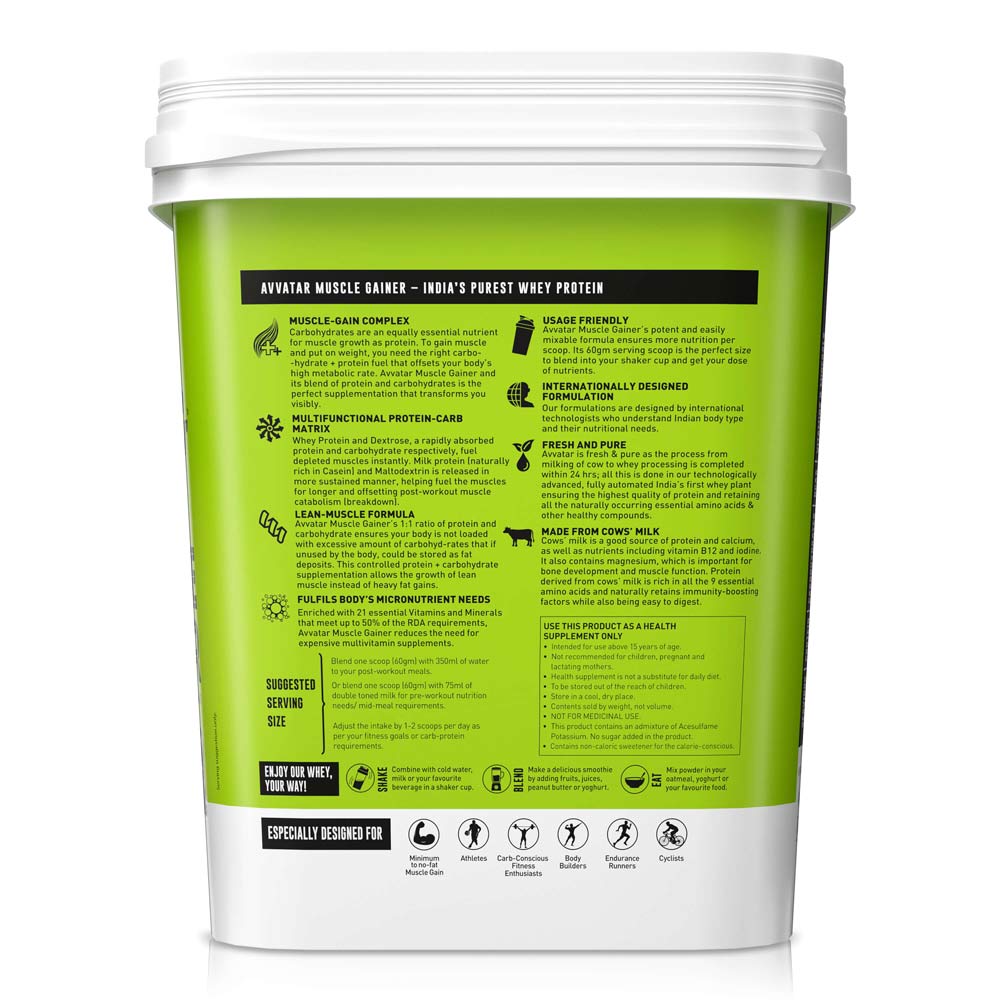 Avvatar Muscle Gainer Belgian 4kg