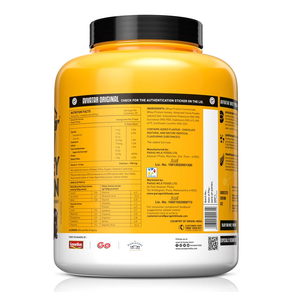 Avvatar Whey Protein Belgian 2kg