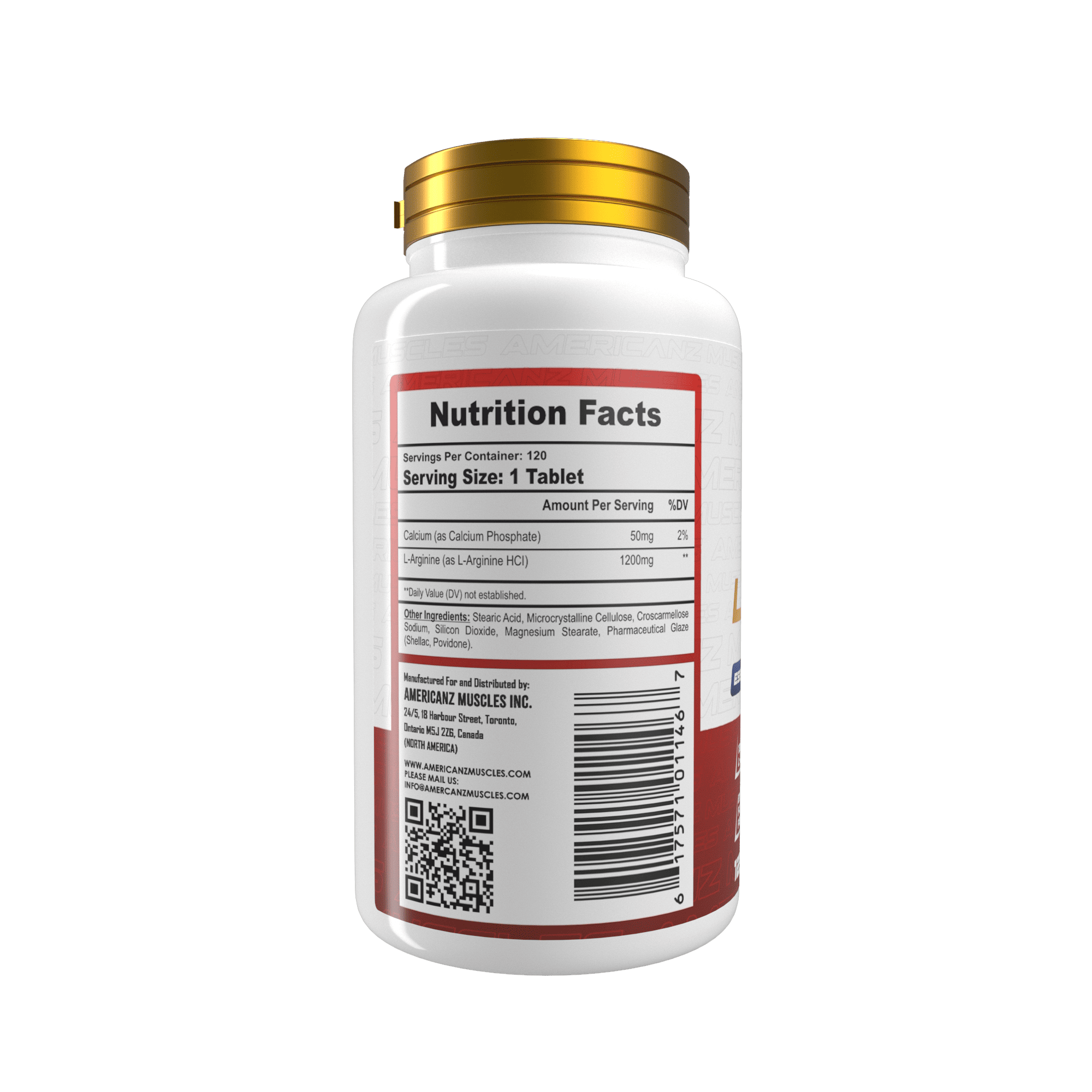 Americanz Muscles Professional L-arginine HCL