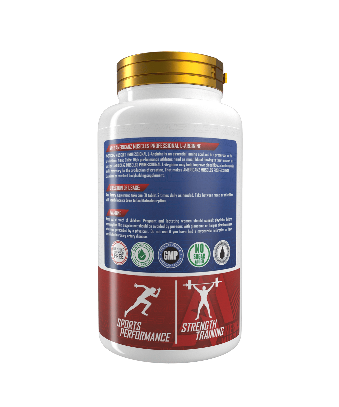 Americanz Muscles Professional L-arginine HCL