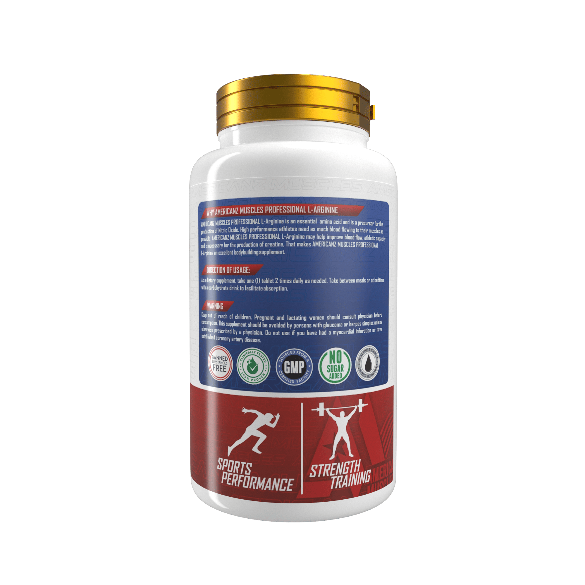 Americanz Muscles Professional L-arginine HCL