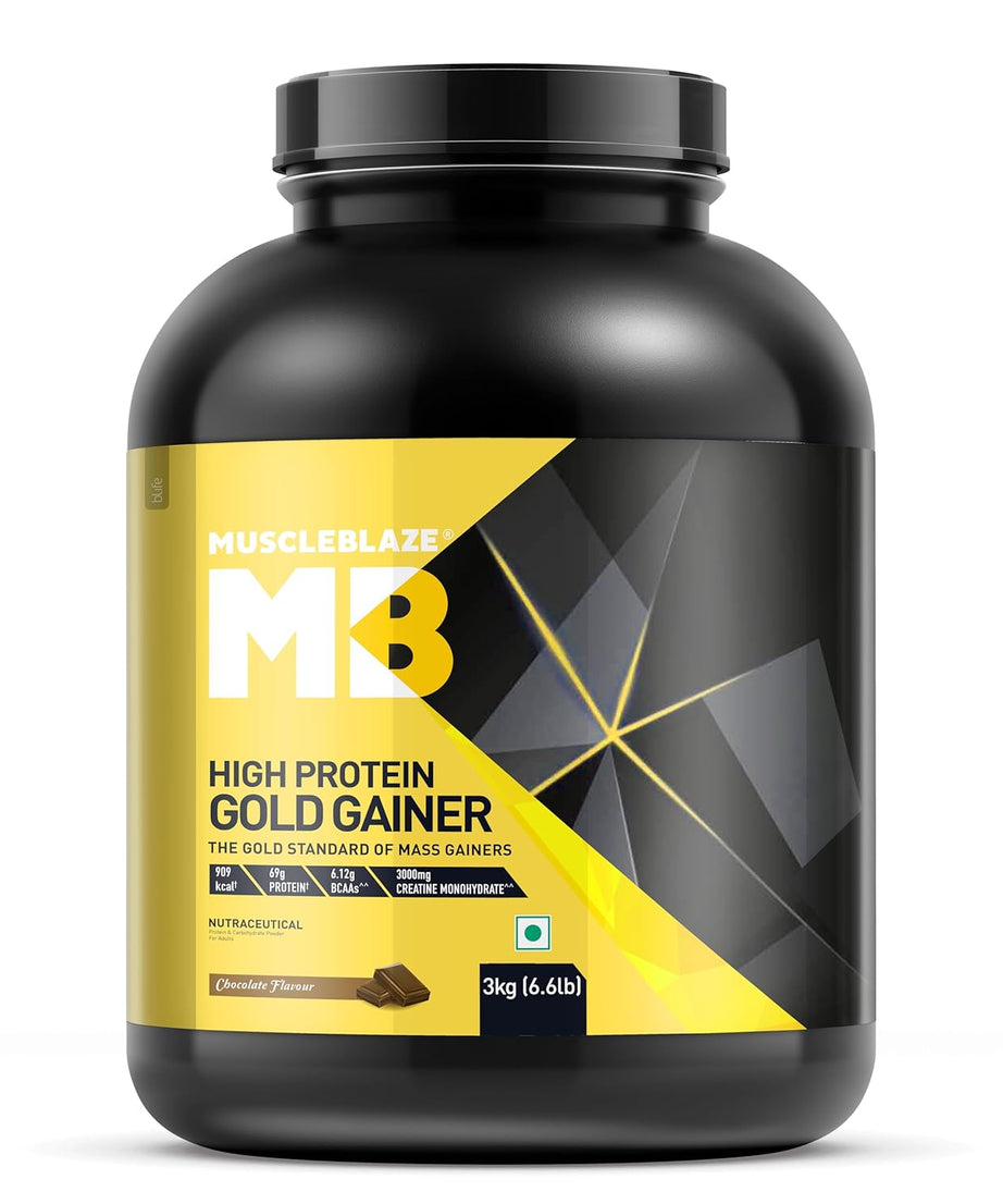 MuscleBlaze High Protein Gold Gainer 3kg