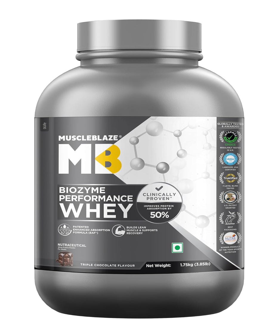 MuscleBlaze Biozyme Performance Whey 1.75kg