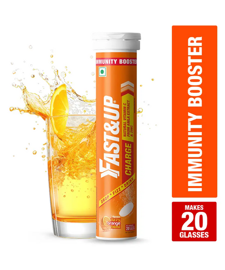 Fast&Up Immunity Booster Fizzy Orange