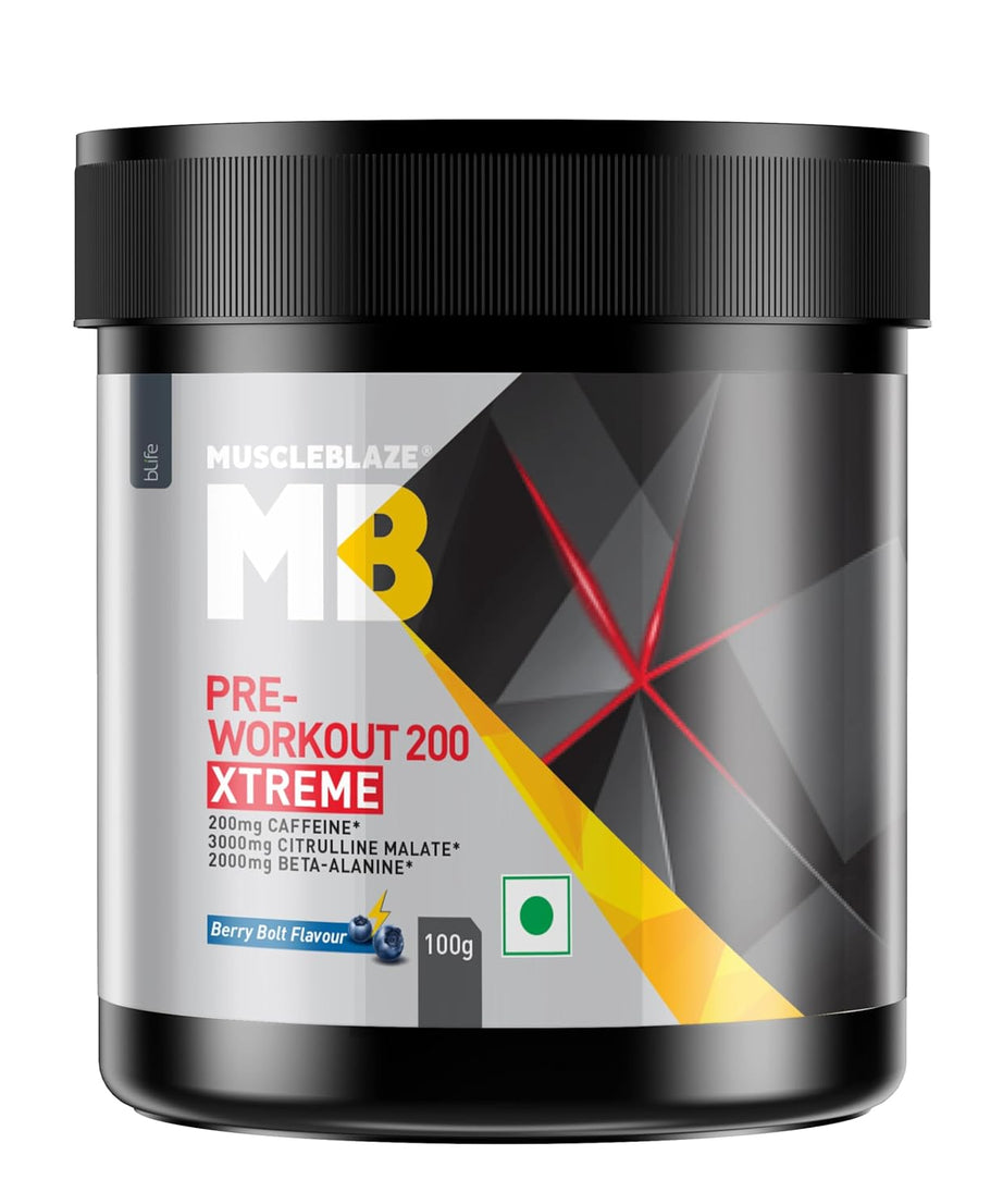 MuscleBlaze Pre Workout 200 Extreme 100g