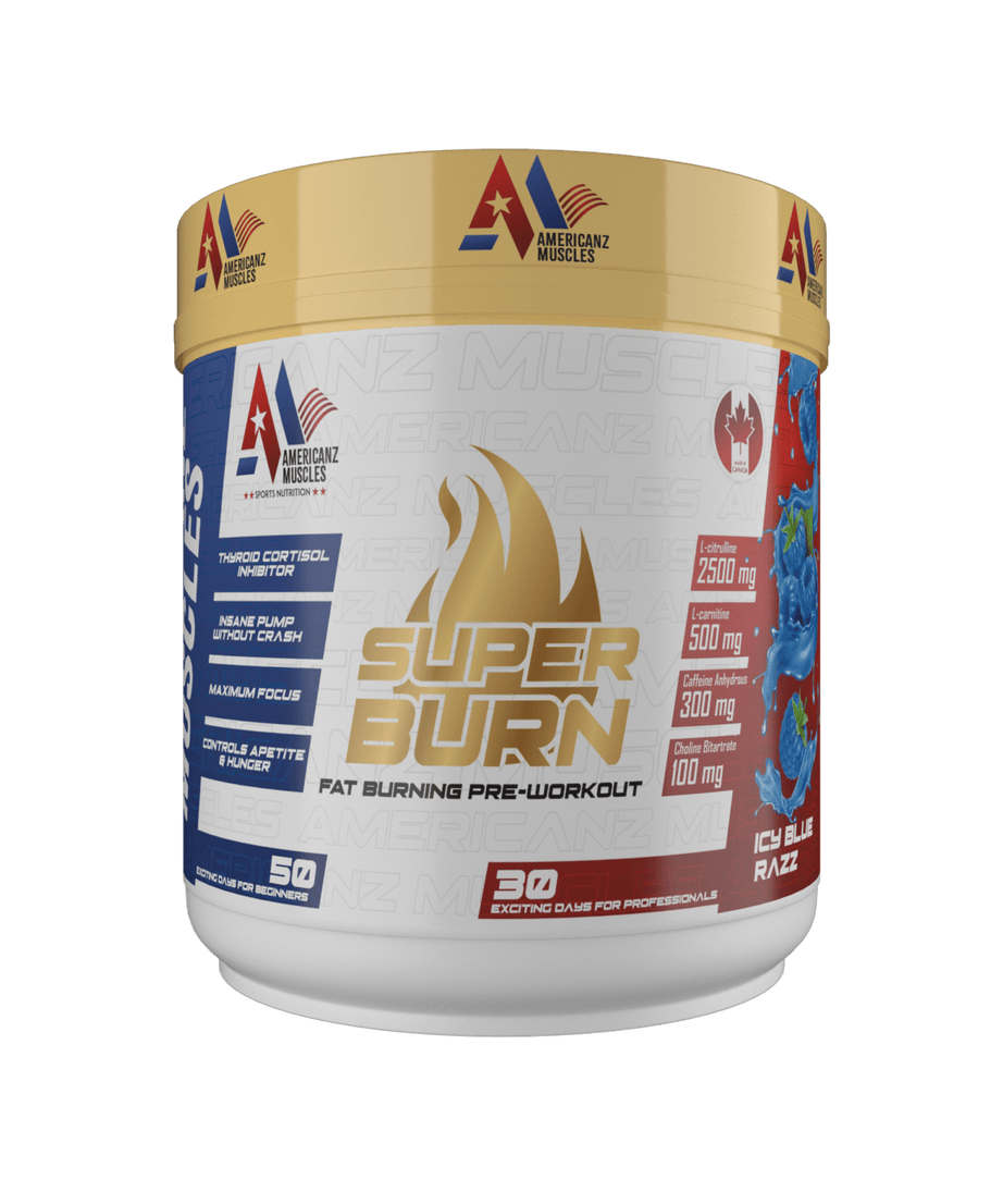Americanz Muscles Super Burn Fat Burning Pre Workout 300g
