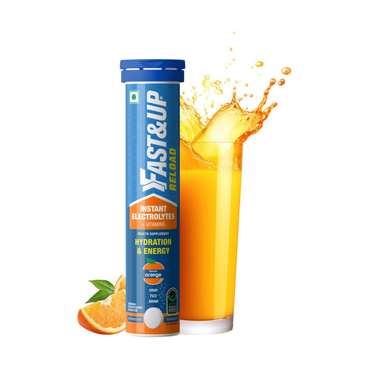 Fast&Up Reload Instant Electrolytes 20 Effervescent Tablets
