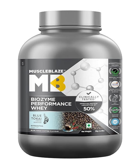 MuscleBlaze Biozyme Performance Whey 2kg