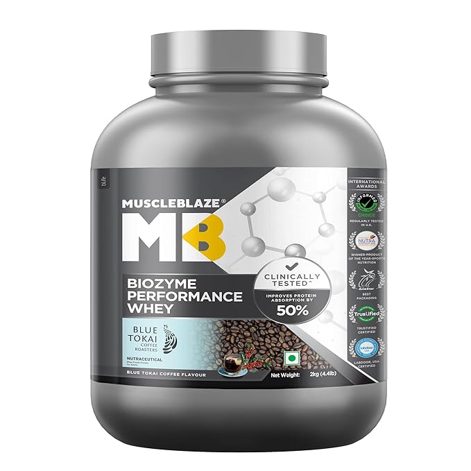 MuscleBlaze Biozyme Performance Whey 2kg