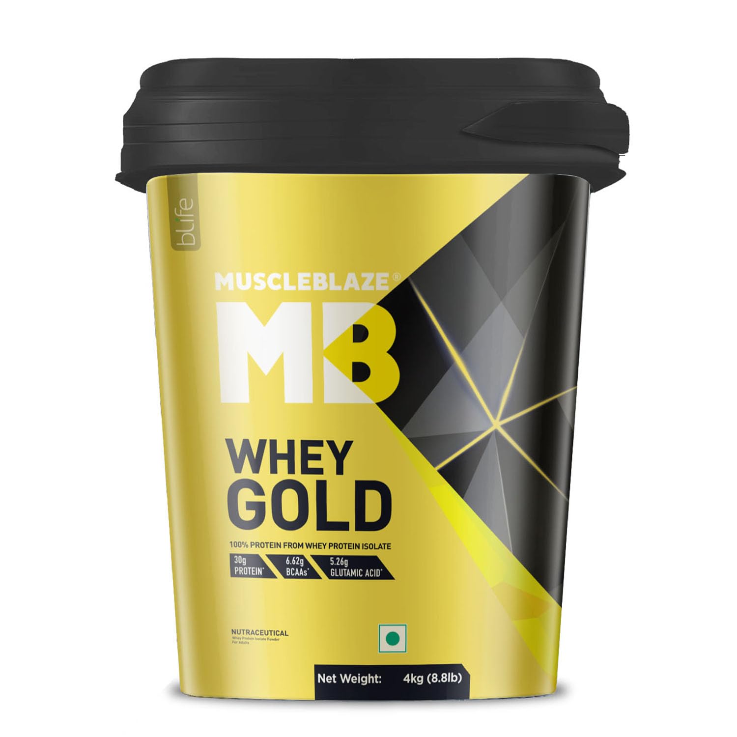 MuscleBlaze Whey Gold 4kg