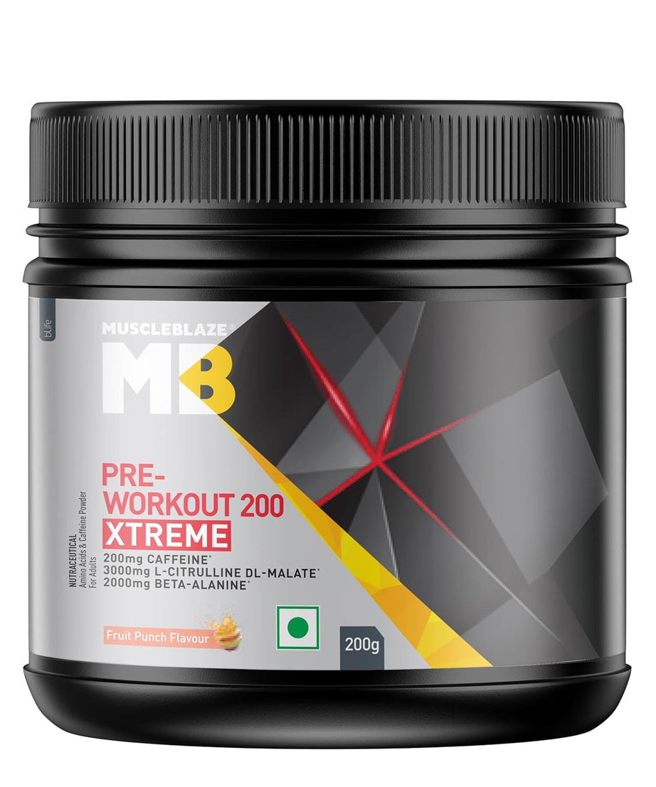 MuscleBlaze Pre Workout 200 Extreme 200g