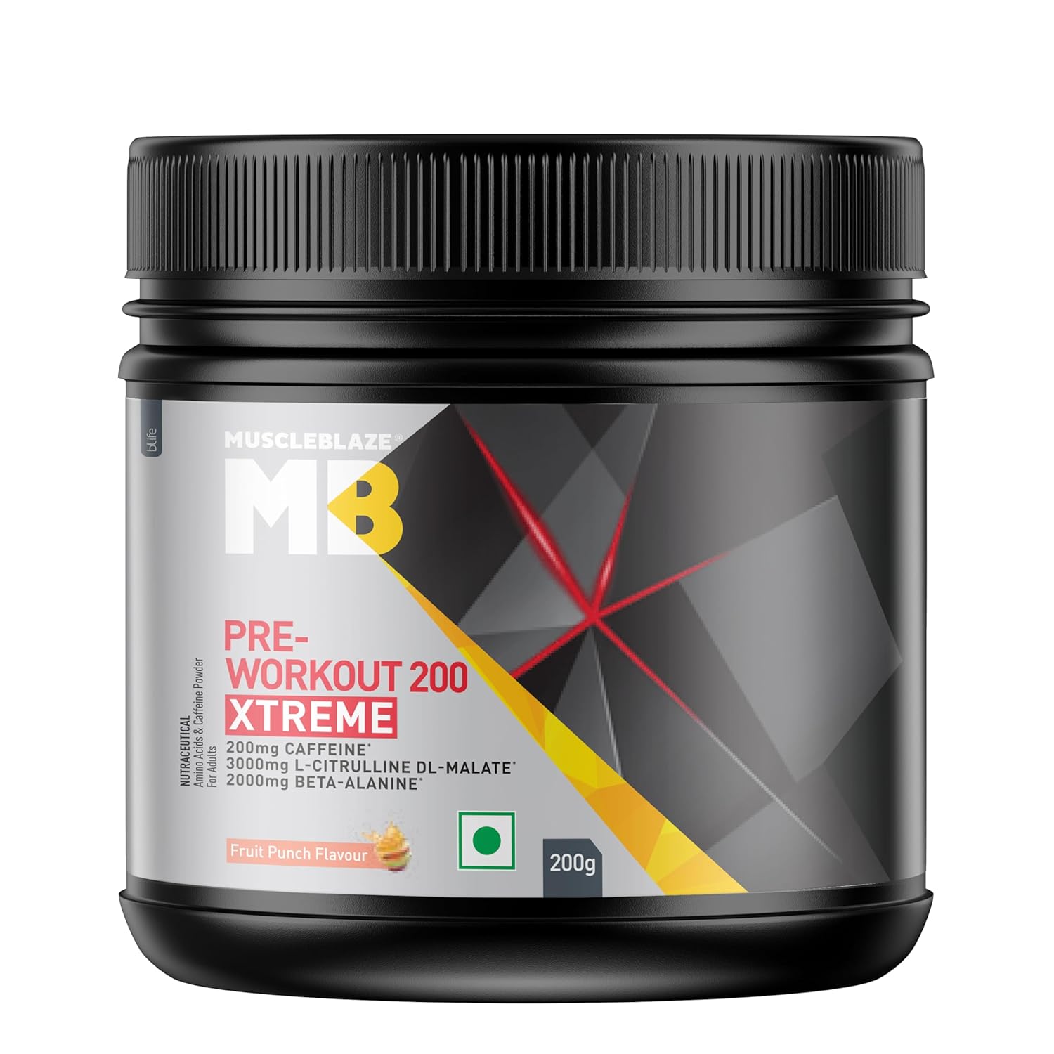 MuscleBlaze Pre Workout 200 Extreme 200g