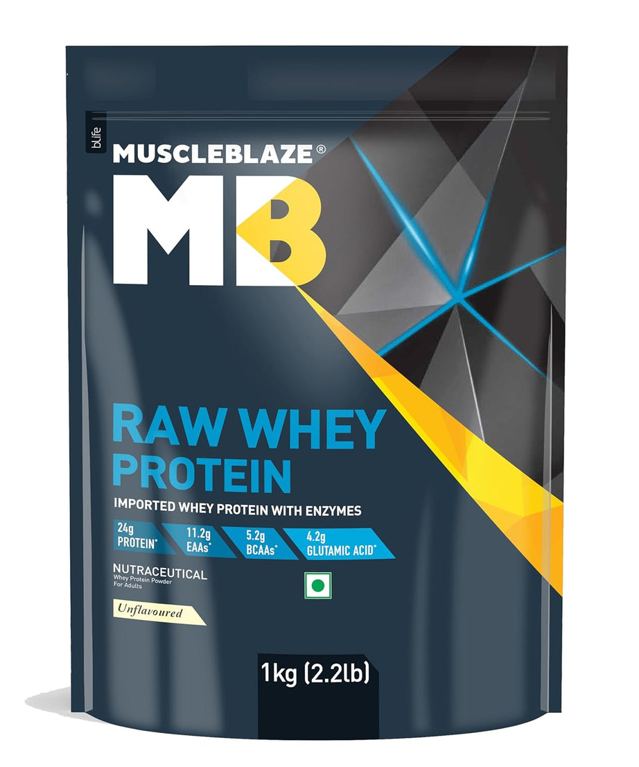 MuscleBlaze Raw Whey Protein 1kg