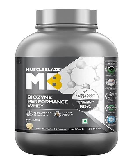 MuscleBlaze Biozyme Performance Whey 2kg
