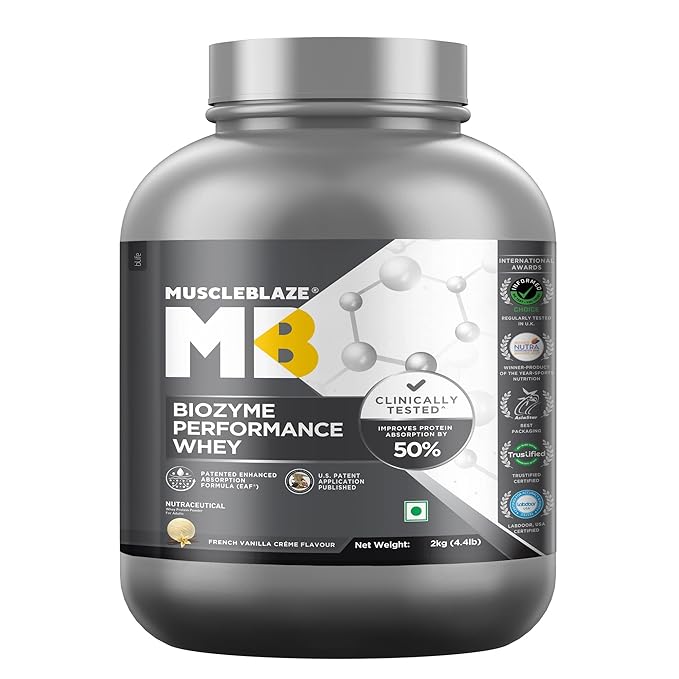 MuscleBlaze Biozyme Performance Whey 2kg