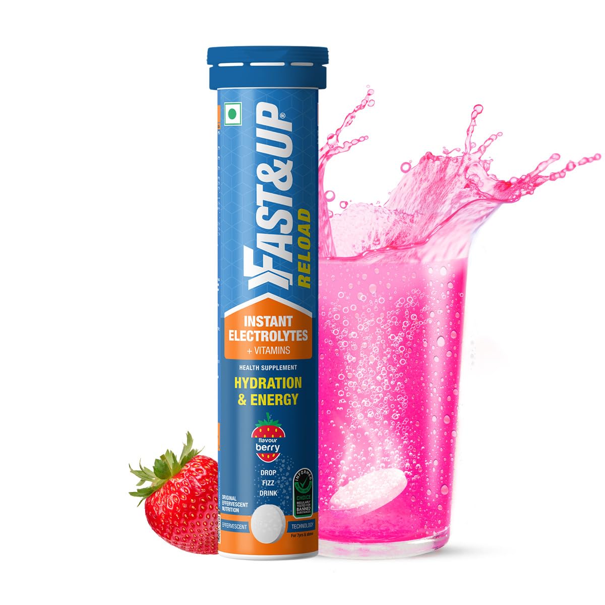 Fast&Up Reload Instant Electrolytes 20 Effervescent Tablets