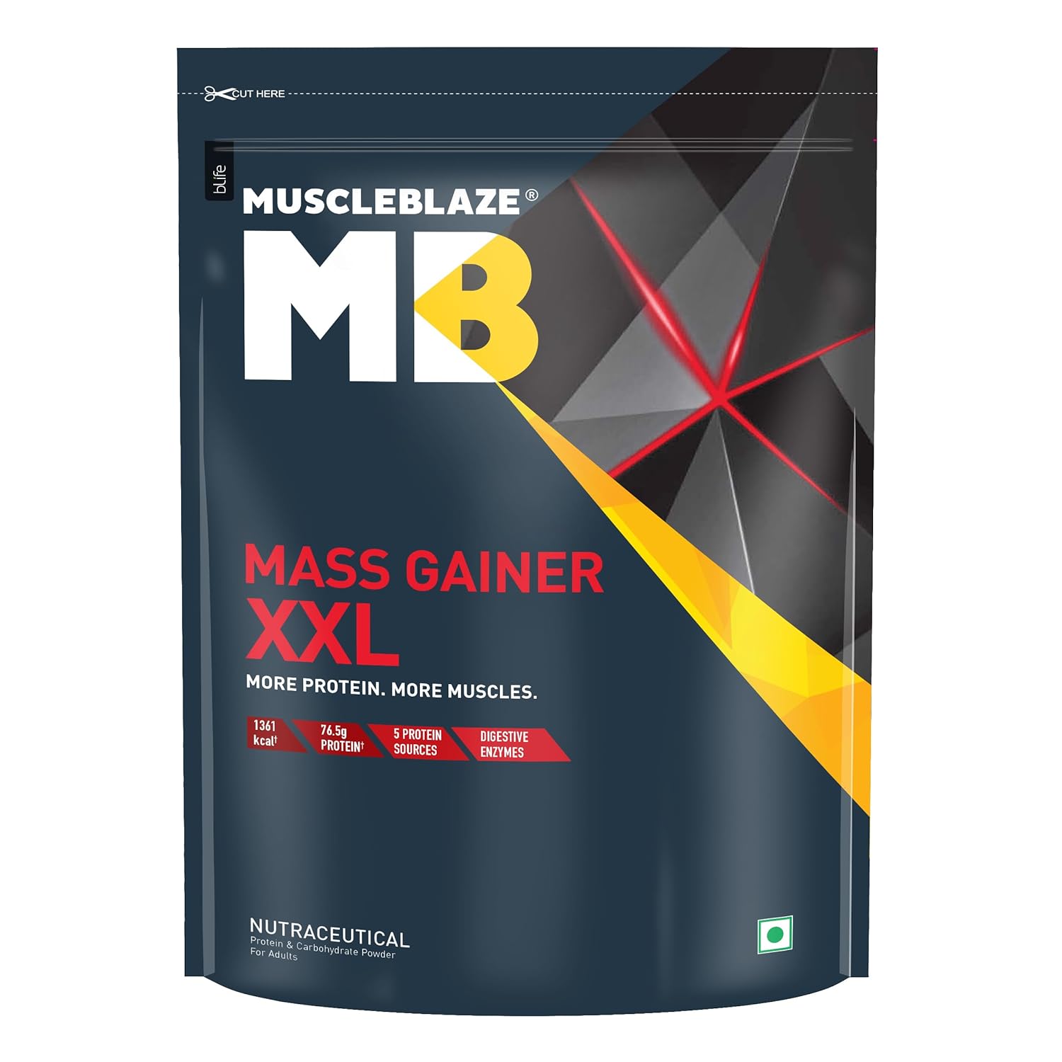MuscleBlaze Mass Gainer XXL 1kg