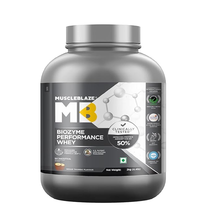 MuscleBlaze Biozyme Performance Whey 2kg