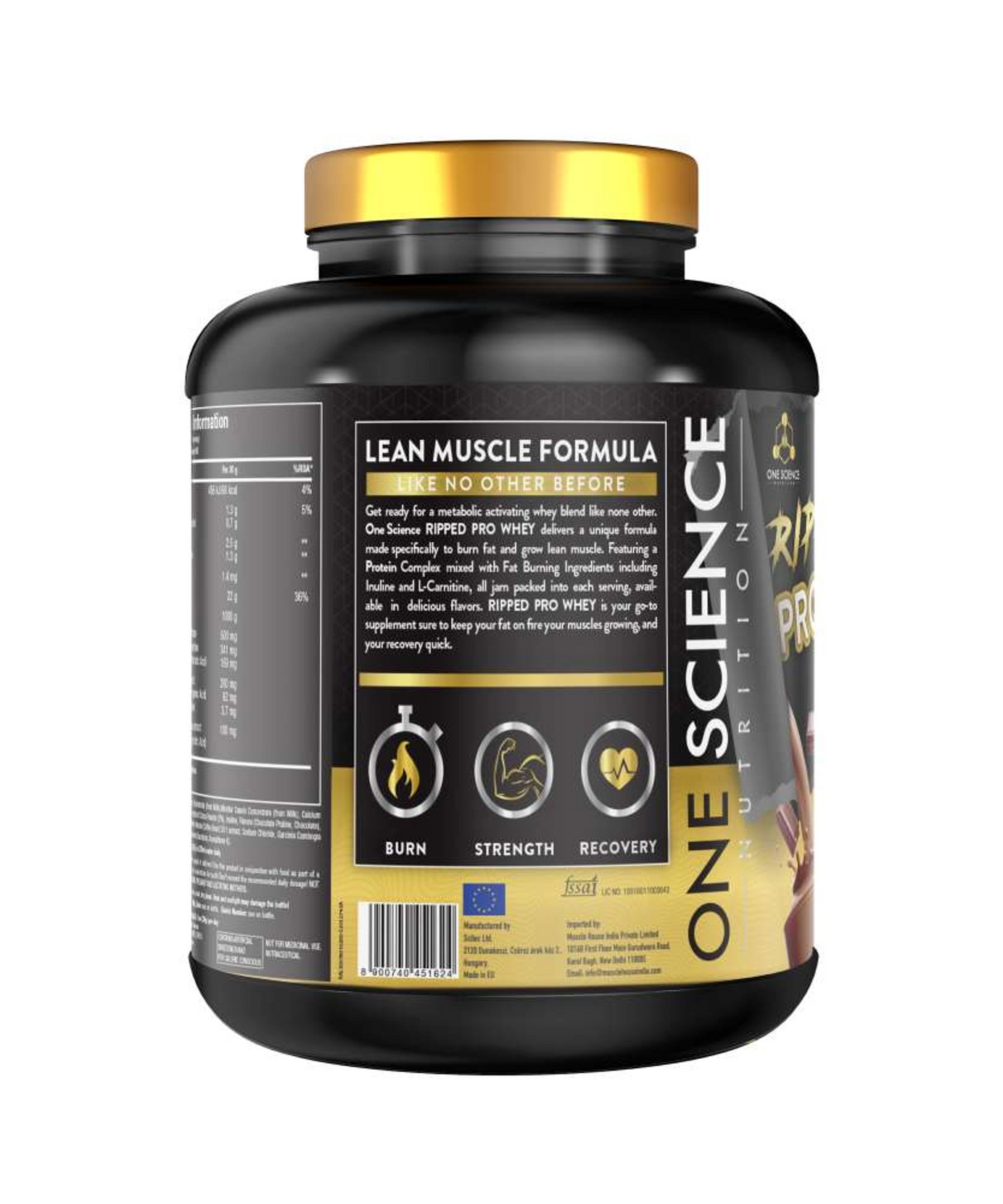 One Science Nutrition Ripped Professional whey 1.8kg