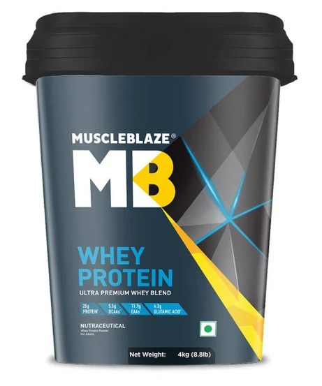 MuscleBlaze Whey Protein 4kg