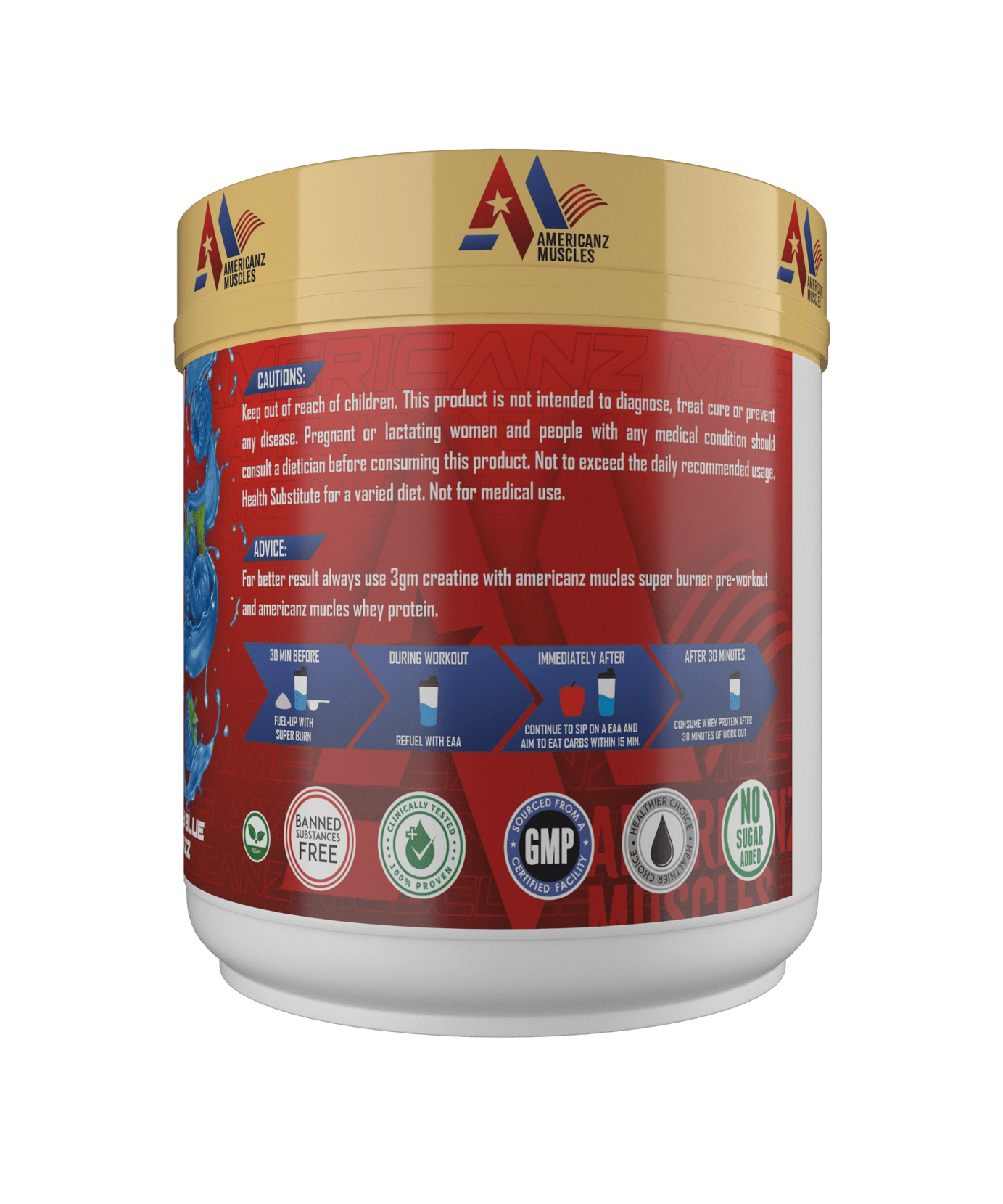 Americanz Muscles Super Burn Fat Burning Pre Workout 300g
