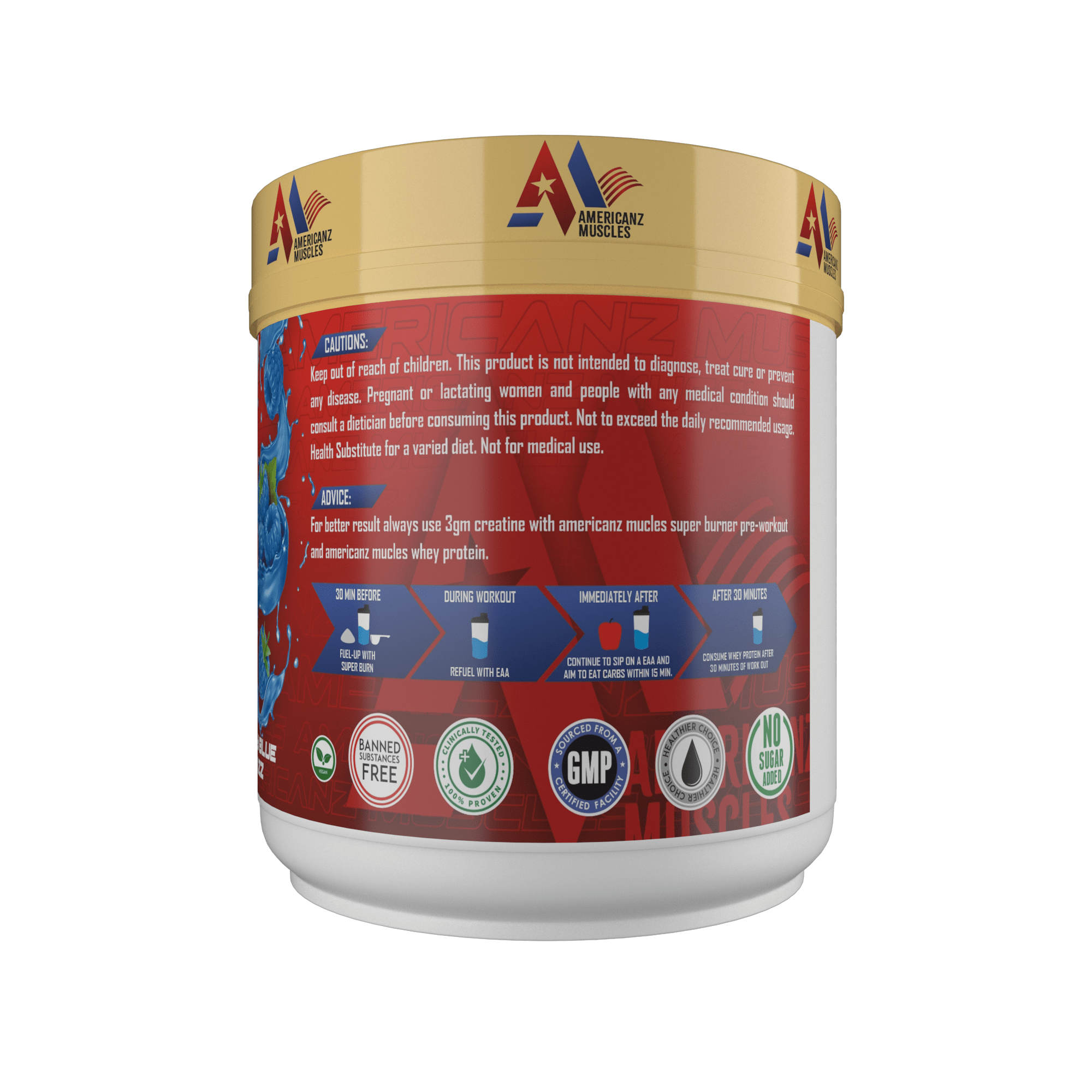 Americanz Muscles Super Burn Fat Burning Pre Workout 300g