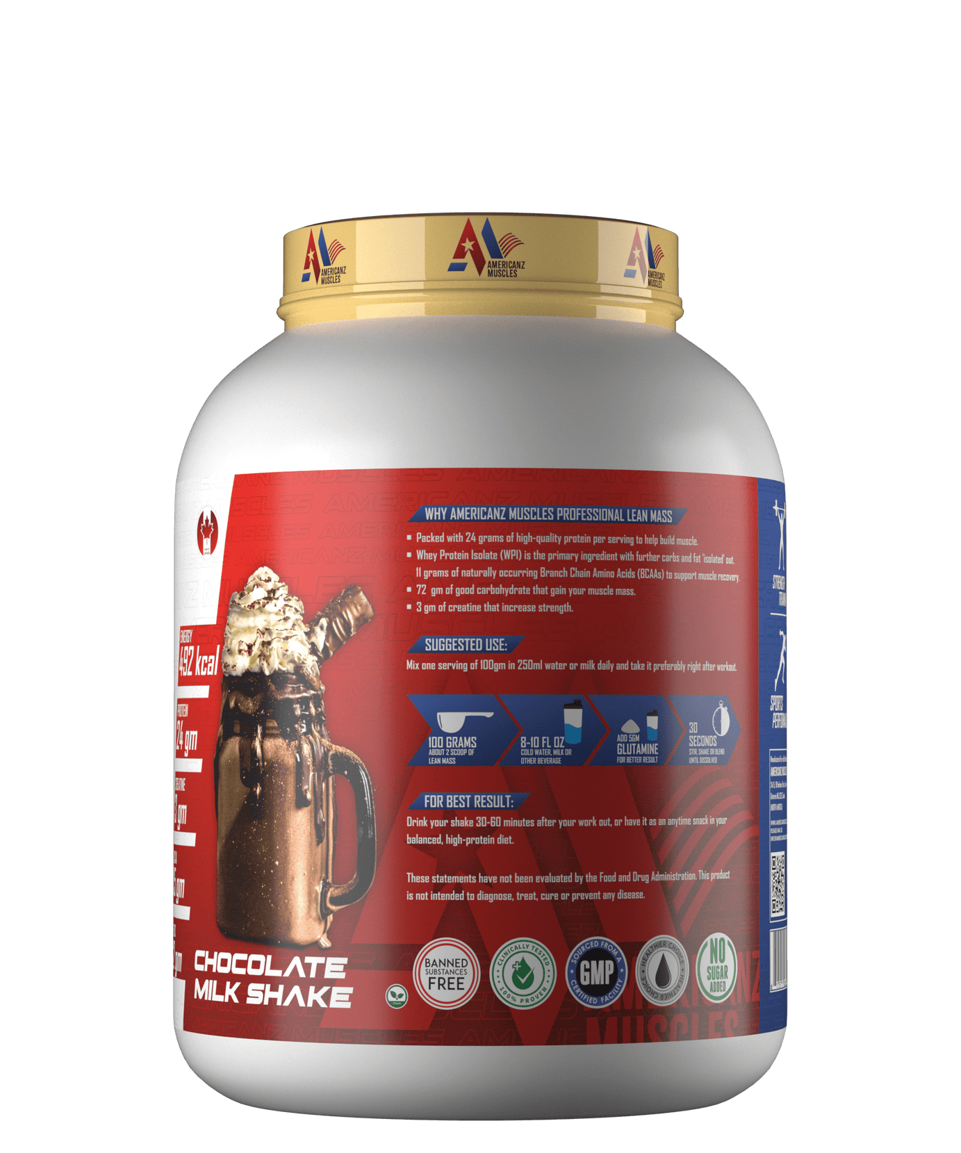 Americanz Muscles Professional Lean Mass 2.7kg
