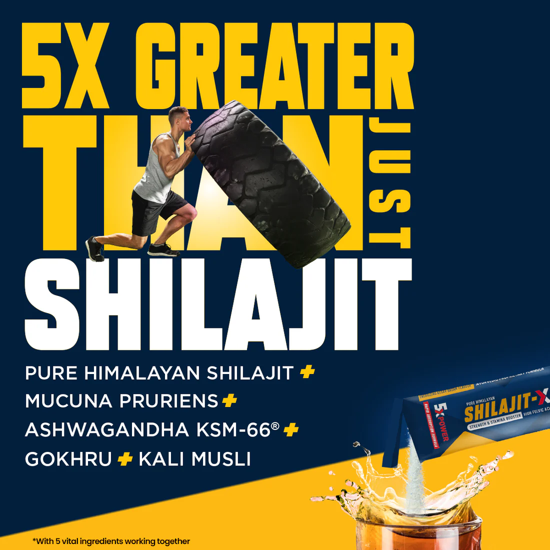 Fast&Up Man Extend Pure Himalayan Shilajit -X 20sachet