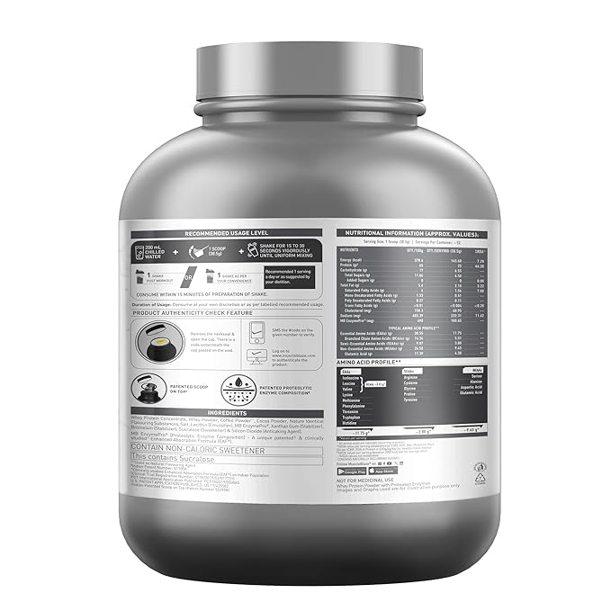 MuscleBlaze Biozyme Performance Whey 2kg