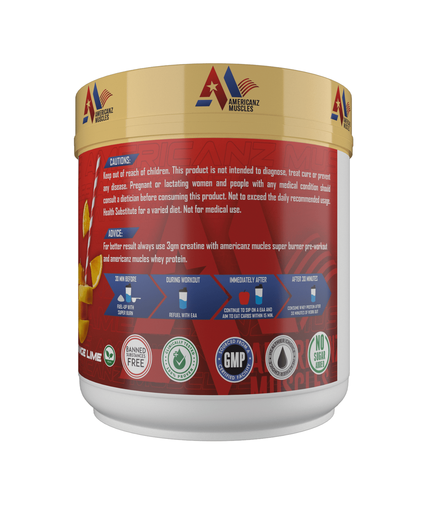 Americanz Muscles Super Burn Fat Burning Pre Workout 300g
