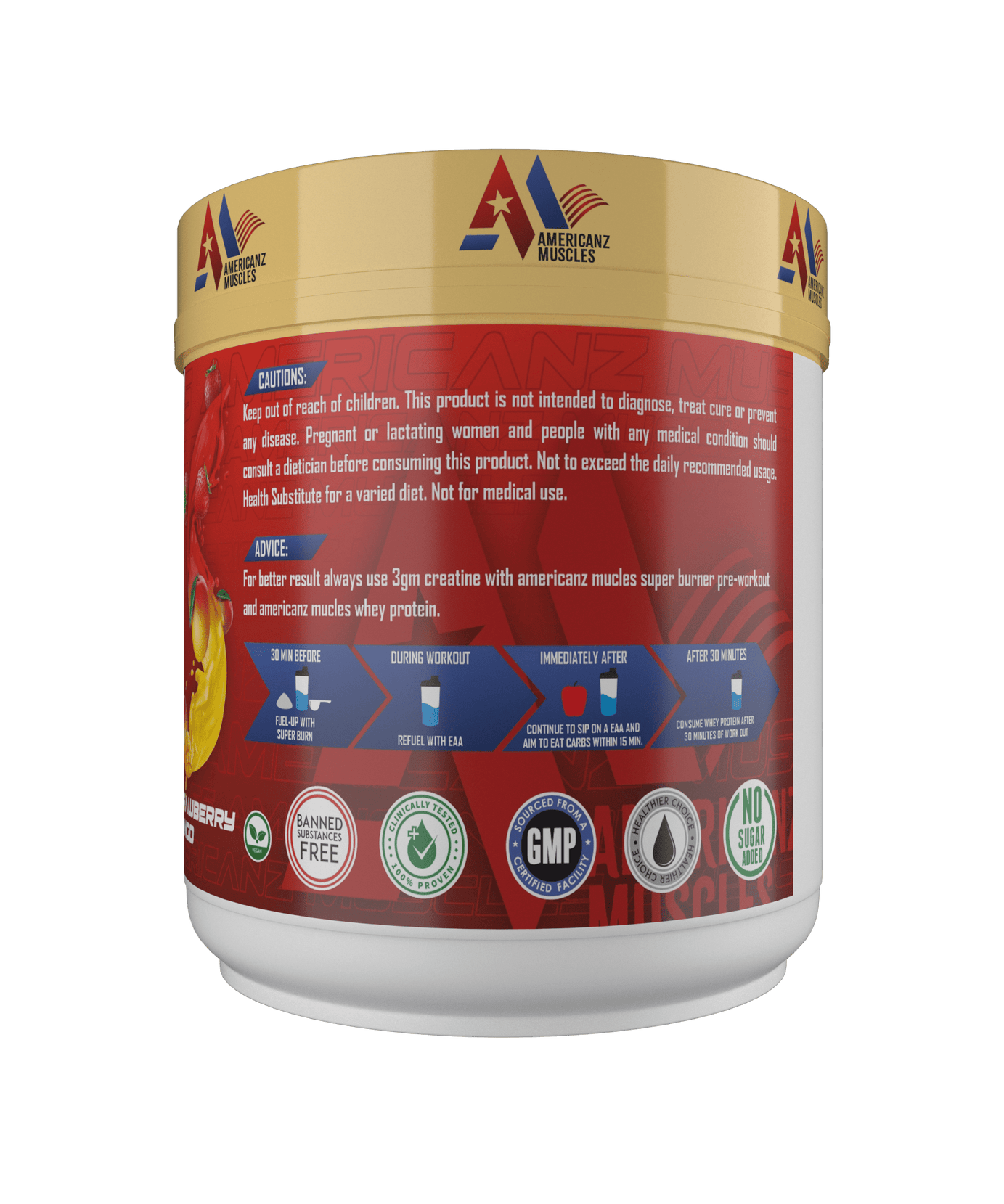 Americanz Muscles Super Burn Fat Burning Pre Workout 300g