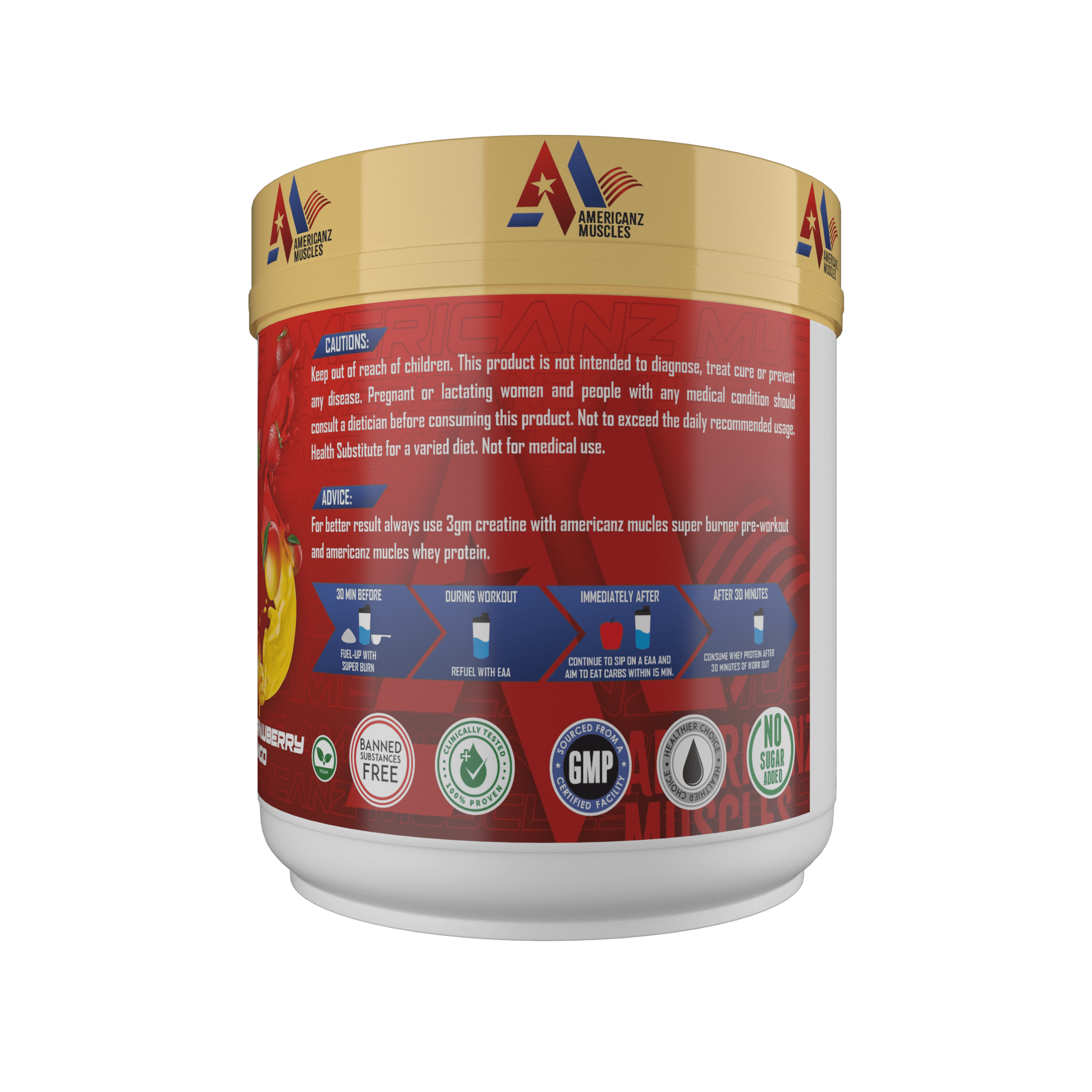 Americanz Muscles Super Burn Fat Burning Pre Workout 300g