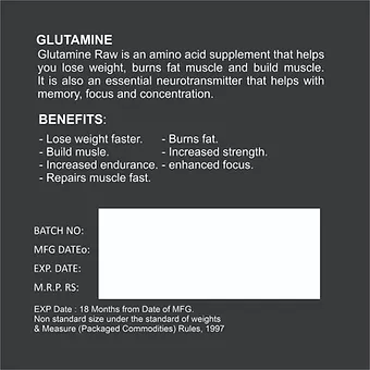 Muscle Gear Glutamine 300g
