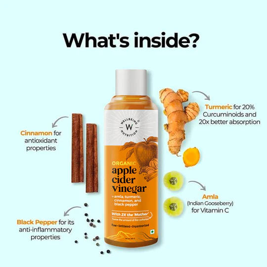 Wellbeing Nutrition Apple Cider Vinegar Amla 500ml