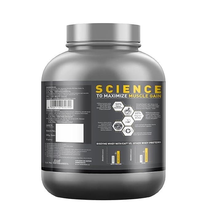 MuscleBlaze Biozyme Performance Whey 2kg