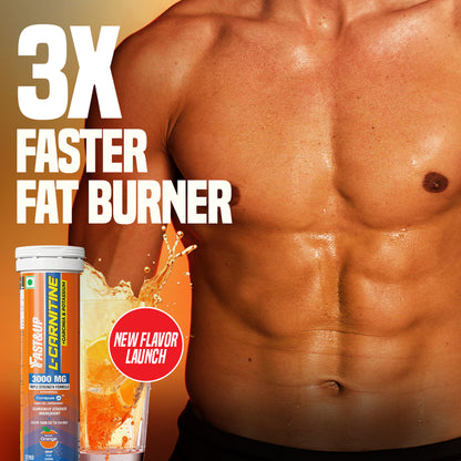 Fast&Up L-Carnitine 3000mg 10 Effervescent Tablets