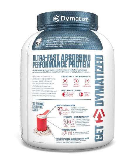 Dymatize Nutrition ISO100 Hydrolyzed Whey Protein Isolate 2.3kg