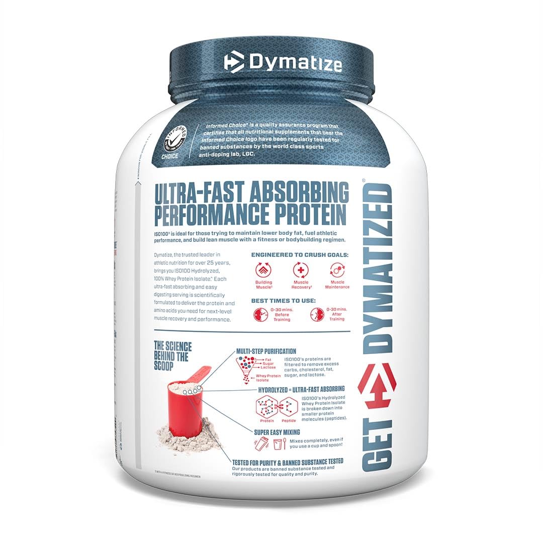 Dymatize Nutrition ISO100 Hydrolyzed Whey Protein Isolate 2.3kg